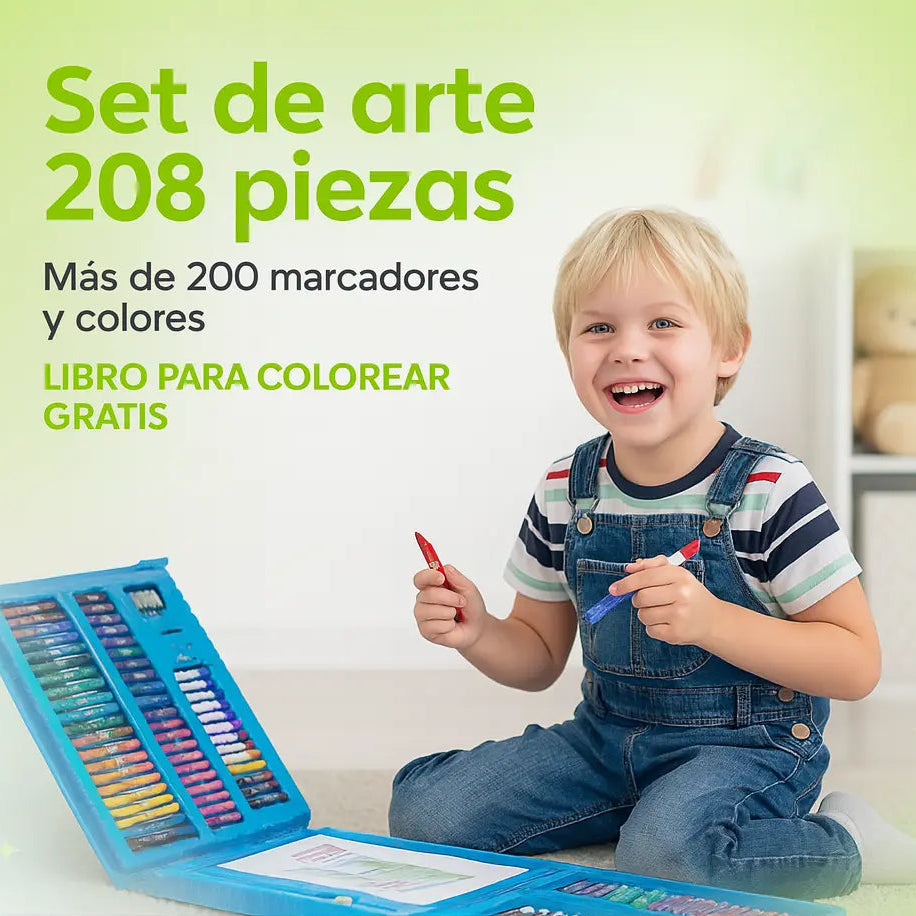 SET DE ARTE PARA NIÑOS PEQUEARTE